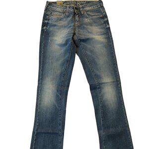 G-Star Raw Reese Straight Leg Mash Denim Duty Blue Wash Jeans Sz 26 x34 NWOT